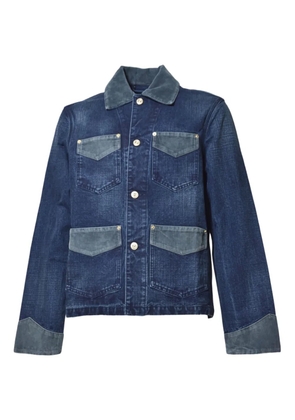 Wales Bonner Sierra buttoned jacket - Blue