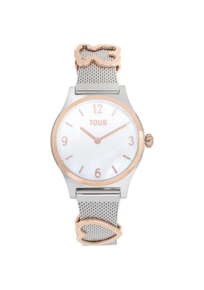TOUS Epic Icon Mesh 30mm watch - White