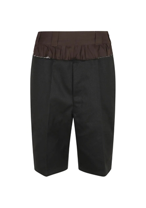 Maison Margiela pleated shorts - Black