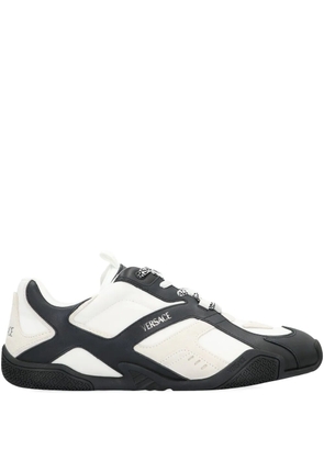 Versace Galaxia panelled-designer sneakers - White