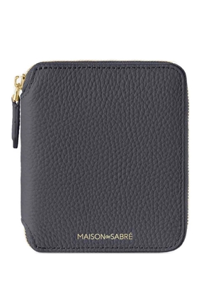 MAISON de SABRÉ zip leather wallet - Grey