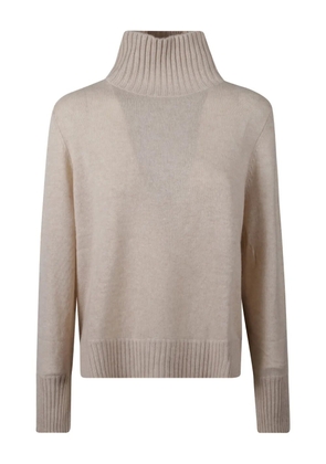 Allude turtleneck long-sleeve sweater - Neutrals