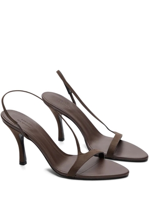 LouLou de Saison Lane strap heeled sandals - Brown