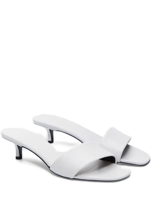 LouLou de Saison Andy heeled mules - White