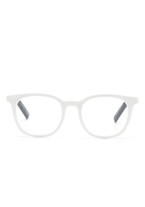 Moncler Eyewear ML5207 two-tone square-frame glasses - White