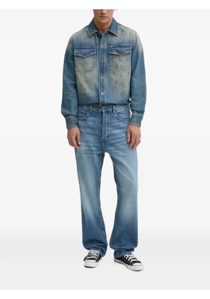 HUGO logo-patch jeans - Blue