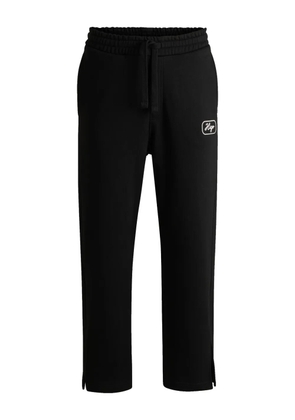 HUGO cotton track trousers - Black