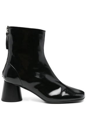 Halmanera 60mm leather boots - Black