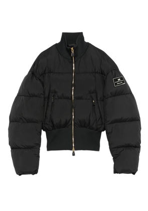 Elisabetta Franchi zip-fastening puffer jacket - Black