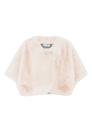 Blugirl faux-fur coat - Neutrals