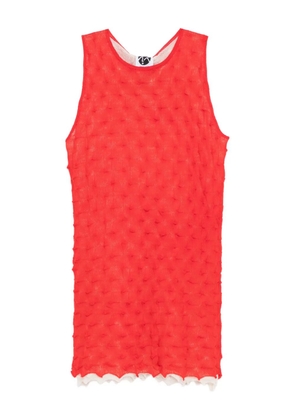 YANYAN KNITS Borlor hooded dress - Red