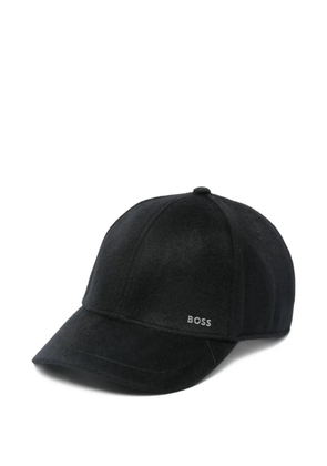 BOSS logo-detail baseball cap - Black