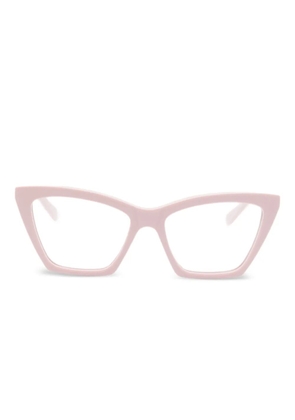 Alexander McQueen Eyewear cat-eye frame glasses - Pink