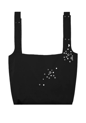 Discord Yohji Yamamoto eyelet-embellished tote bag - Black