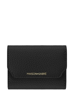 MAISON de SABRÉ Leather Trifold Wallet - Black