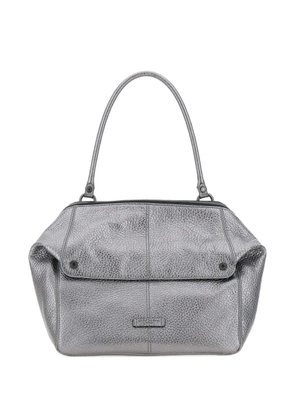 GIANNI CHIARINI metallic leather shoulder bag - Silver