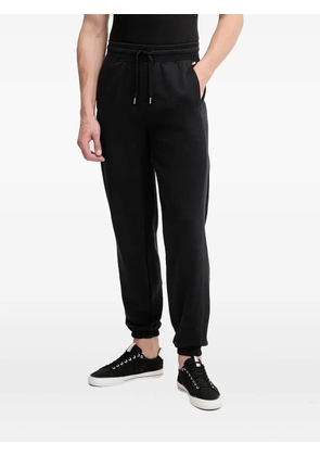 BOSS ribbed-cuff track pants - Black