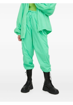 American Vintage Lijy grid-pattern track pants - Green