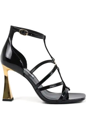 Karl Lagerfeld logo-appliqué sandals - Black