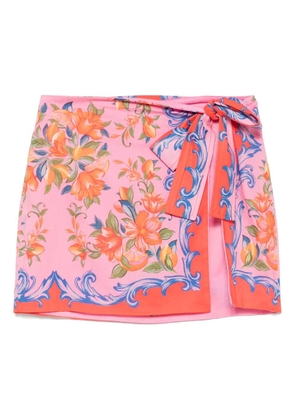 FARM Rio floral-print sarong - Pink