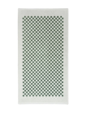BAINA Roman checkered pool towel - Green