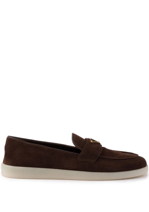 Prada suede loafers - Brown