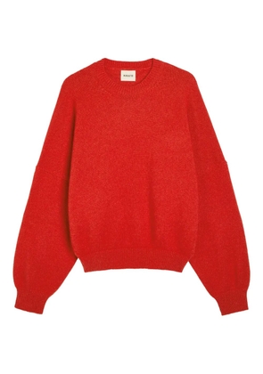 KHAITE crew-neck sweater - Red