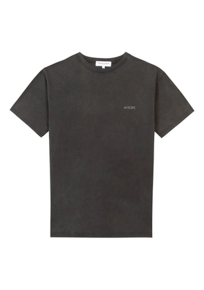 Maison Labiche Popincourt Amore-embroidered T-shirt - Grey