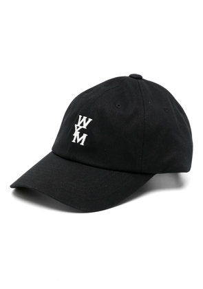 Wooyoungmi logo baseball cap - Black