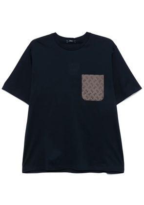 Herno logo-embroidered T-shirt - Blue