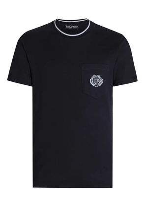 Dolce & Gabbana chest-pocket T-shirt - Blue