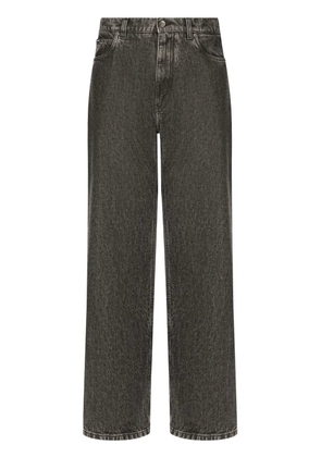 Dolce & Gabbana high-rise straight-leg jeans - Grey