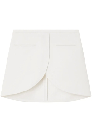 Courrèges Ellipse mini skirt - White