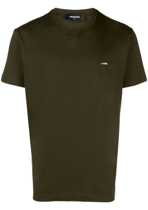DSQUARED2 logo-plaque cotton T-shirt - Green