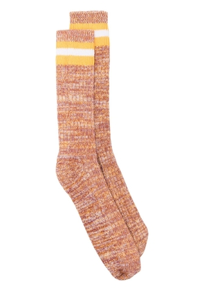 Universal Works Everyday Stripe socks - Yellow