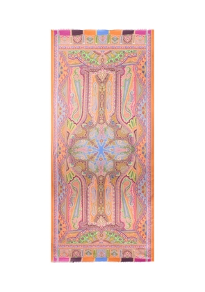 ETRO paisley-print scarf - Orange