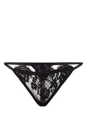 DSQUARED2 lace-pattern thong - Black