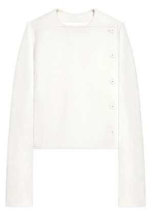 Courrèges buttoned tailored jacket - White