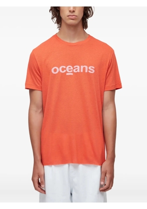 Osklen crew-neck T-shirt - Orange