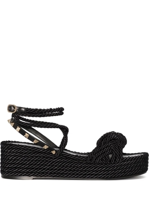 Valentino Garavani Rockstud platform sandals - Black