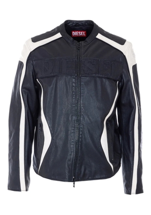 Diesel Adam logo-embossed zip-up jacket - Black