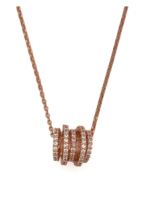 APM Monaco hoop detail adjustable necklace - Pink