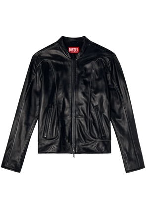 Diesel zip panelled jacket - Black