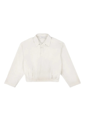 ENTIRE STUDIOS Ana cropped poplin overshirt - Neutrals