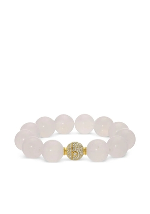 Octavia Elizabeth 18k yellow gold moonstone orb bracelet - White