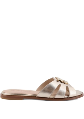 PINKO cut-out-detail sandals - Gold