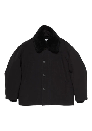 Acne Studios shearling-collar bomber jacket - Black