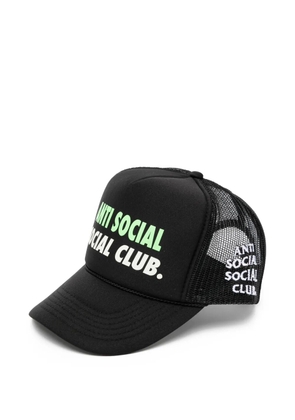 Anti Social Social Club Spell-out Trucker cap - Black