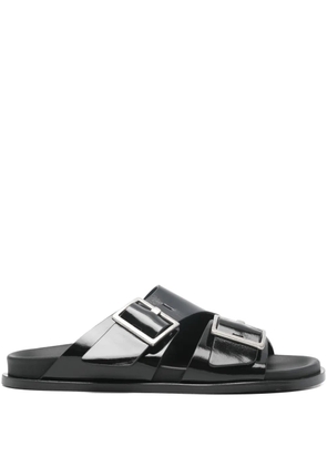 ALOHAS Alba buckle strap sandals - Black