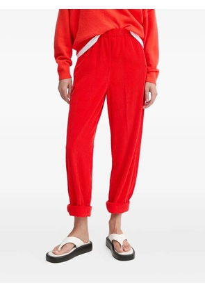 American Vintage elastic-waistband trousers - Red